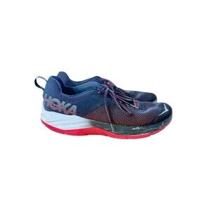 HOKA Mens One One Mach Black White Running Shoes Size 12.5